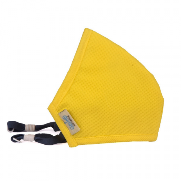 Smog Guard N95 Kids Mask With One Valve (Yellow)