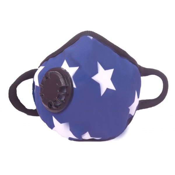 Smog Guard N99 Mask With One Valve (Kids) - Star Design